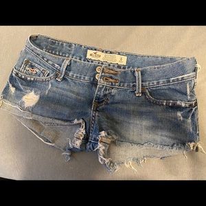 Hollister cut off short shorts.